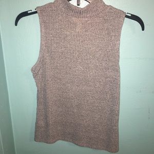 Grey top w/ mock neck